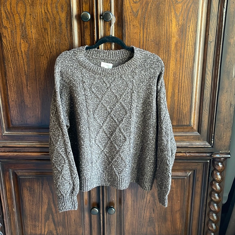 Lucky Brand brown sweater